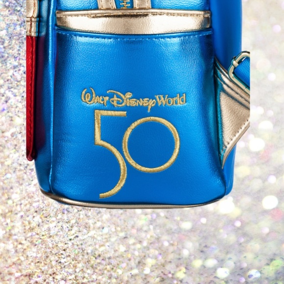Loungefly Mickey Mouse Dumbo Main Attraction Mini Backpack & Plush main image 5